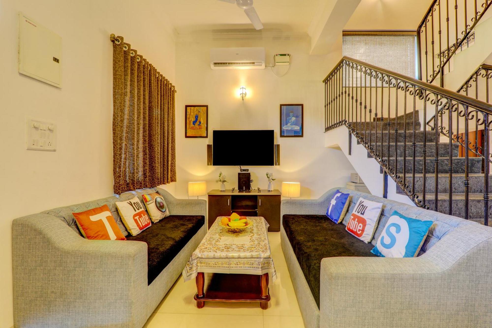 Ludo Private Pool Villa, Wifi-Caretaker-Parking, North Goa باغا المظهر الخارجي الصورة